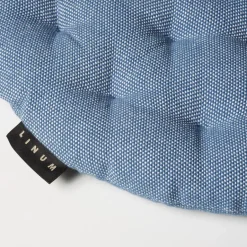Seat Cushions & Pads^Linum Pepper seat cushion Ø37 cm, Deep sea Blue