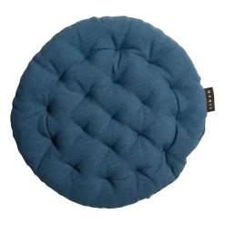 Seat Cushions & Pads^Linum Pepper seat cushion Ø37 cm, Indigo Blue