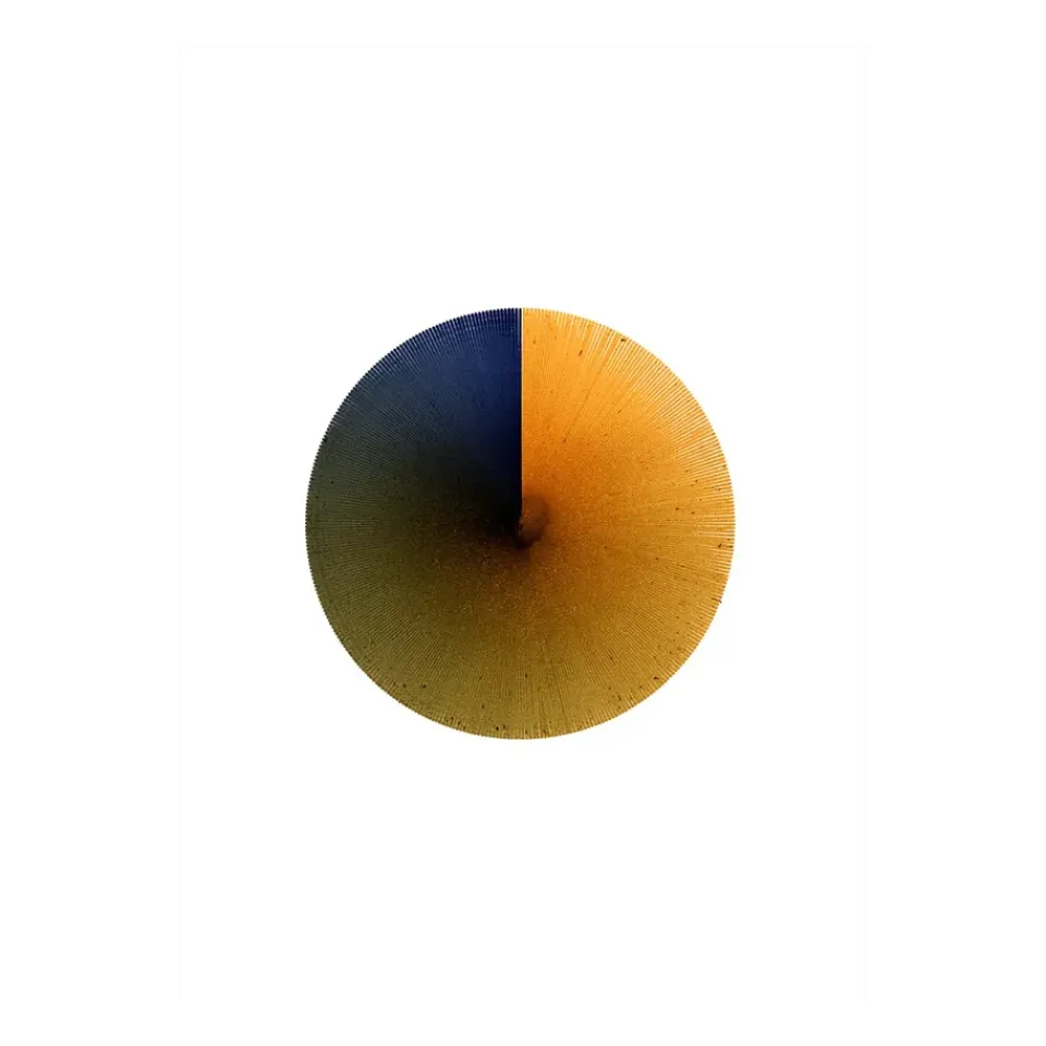 Posters^Paper Collective Perfect Circle, 50x70 cm OrangeBlueWhite