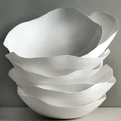 Salad Bowls^Serax Perfect Imperfection Sjanti bowl, 30 cm White