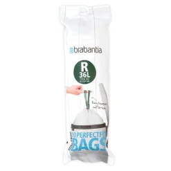 Discount Brabantia PerfectFit waste bag R (10 bags per roll), 36 L White