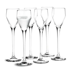 Best Holmegaard Perfection shot glass 5.5 cl 6 pack, Clear Transparent