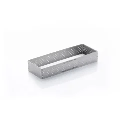 Clearance De Buyer Perforated Baking Mold, 12x4 cm Silver-coloured