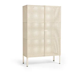 New HAY Perforated Cabinet cabinet large, Eggshell White