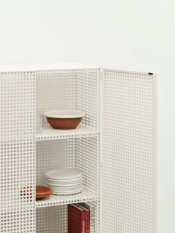 New HAY Perforated Cabinet cabinet large, Eggshell White
