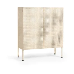 Display & Glass Cabinets|Display & Glass Cabinets^HAY Perforated Cabinet cabinet medium, Eggshell White