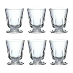 Dessert Bowls^La Rochère Perigord beaker 23 cl 6-pack, Clear Transparent