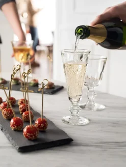 Champagne Glasses^La Rochère Perigord champagne glass 16 cl 6-pack, Transparent
