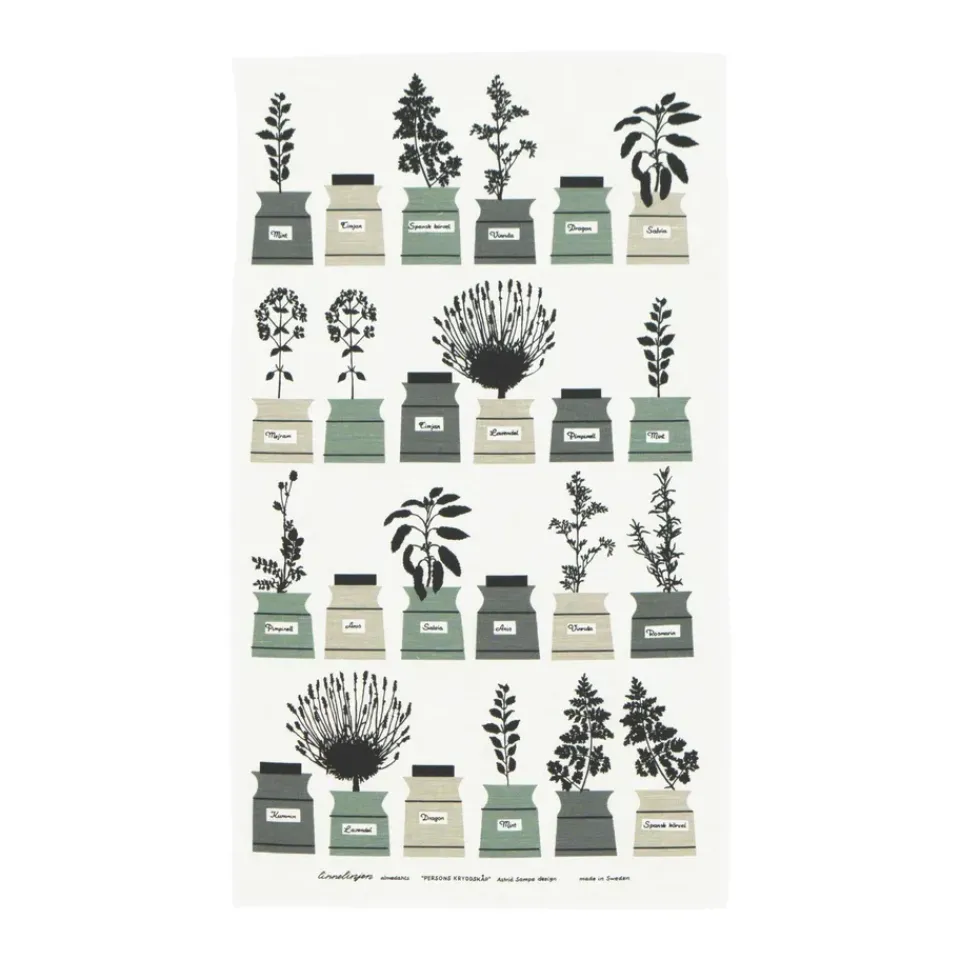 Hot Almedahls Perssons kryddcabinet kitchen towel, Grey