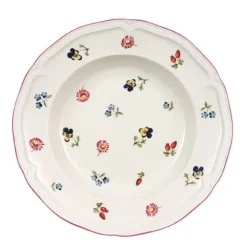 Outlet Villeroy & Boch Petite Fleur deep plate, 23 cm YellowPurpleRedWhite