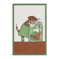 Kitchen Tea Towels^Ekelund Linneväveri Pettson & Findus kitchen towel 40x60 cm, Curious Multi