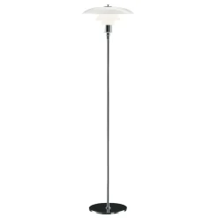 Floor Lamps^Louis Poulsen PH 3½-2½ floor lamp, Chome Silver-coloured