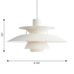 Sale Louis Poulsen PH 5 pendant lamp monochrome, White