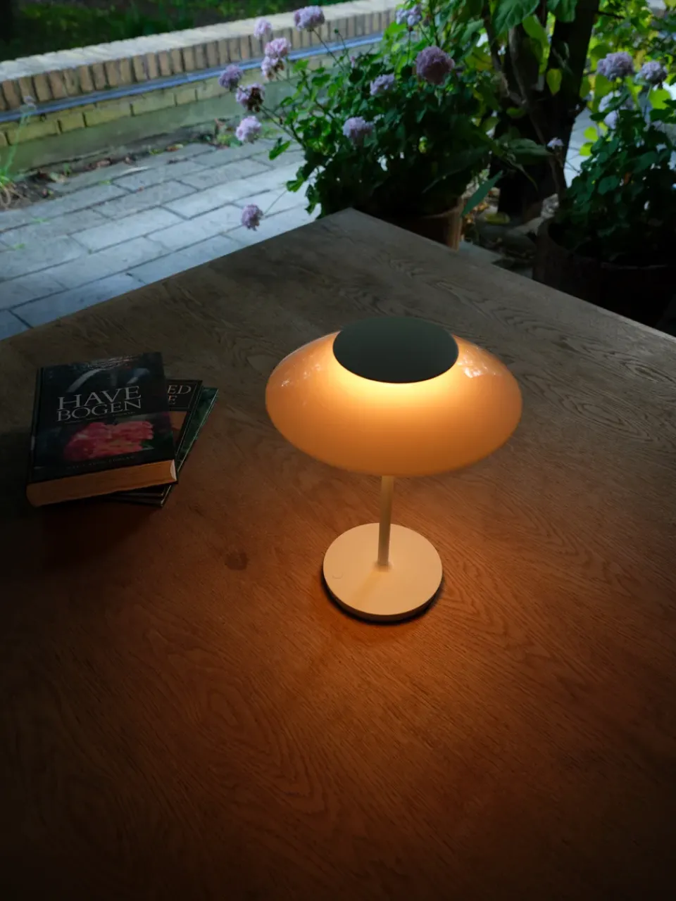 Desk Lamps^Louis Poulsen PH 80 portable table lamp, opal, White