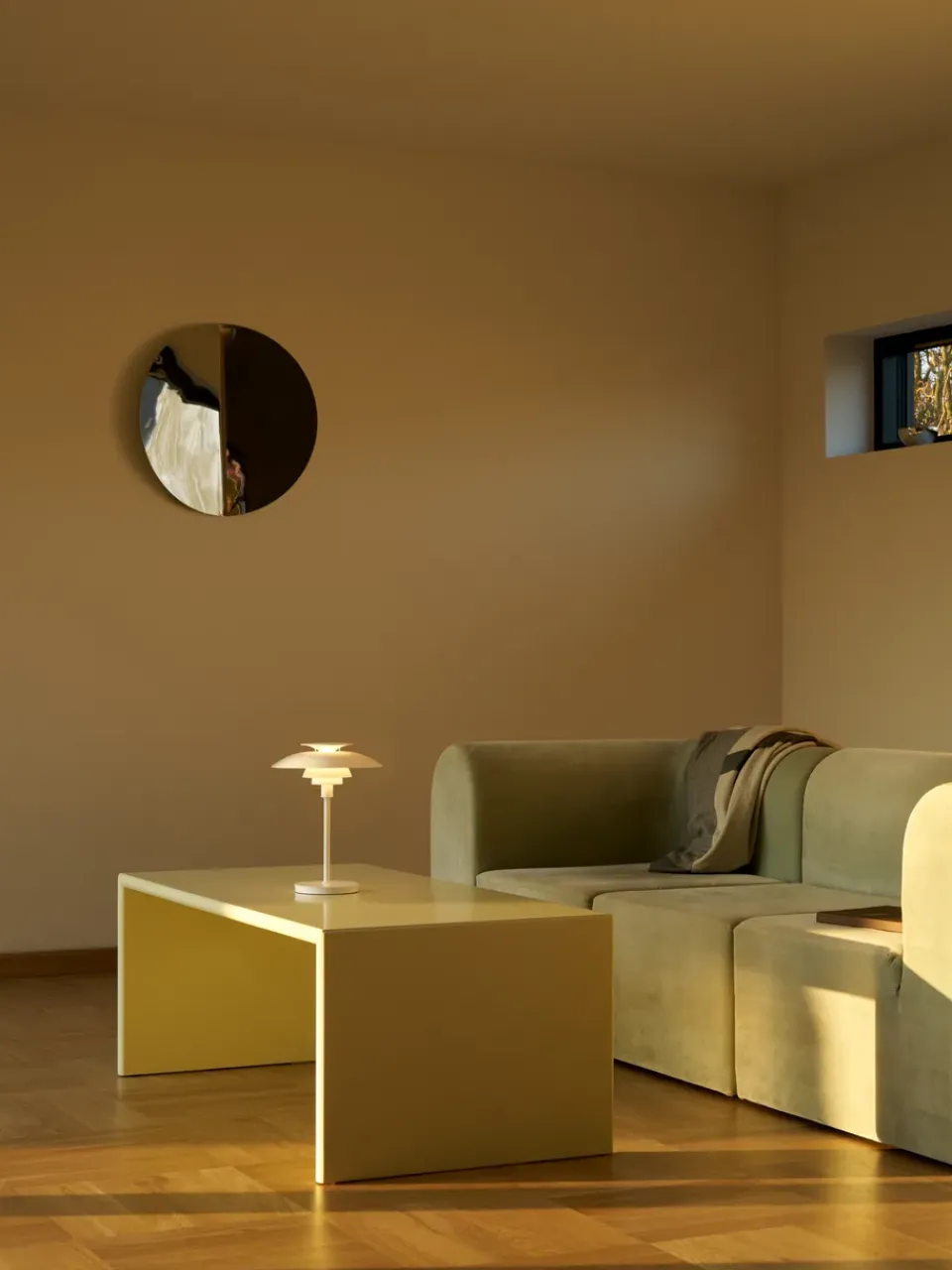 Desk Lamps^Louis Poulsen PH 80 portable table lamp, opal, White