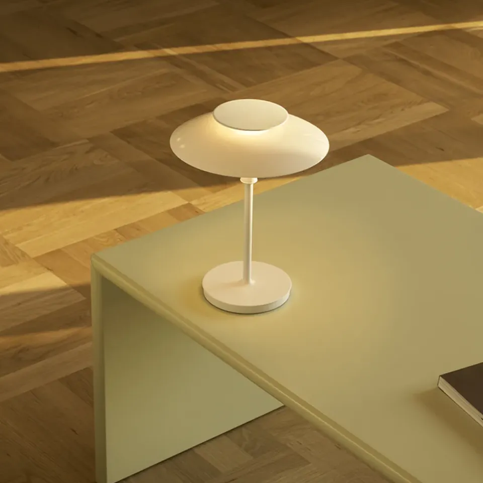 Desk Lamps^Louis Poulsen PH 80 portable table lamp, opal, White