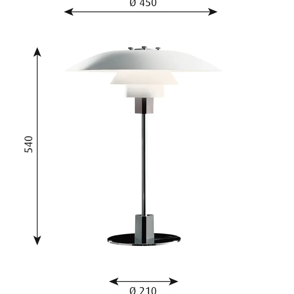 Hot Louis Poulsen PH 4/3 table lamp, White