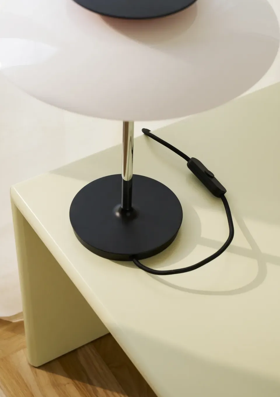 Desk Lamps^Louis Poulsen PH 80 table lamp, White opal, chrome-plated WhiteSilver-coloured
