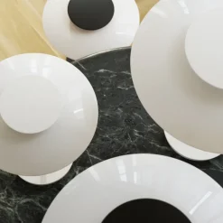 Desk Lamps^Louis Poulsen PH 80 table lamp, White opal, chrome-plated WhiteSilver-coloured