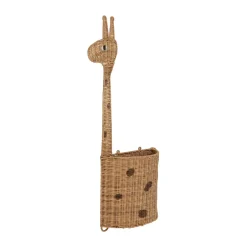 Storage For The Kids Room|Storage Baskets^Bloomingville Philine hanging storage basket 90 cm, Nature giraffe Brown