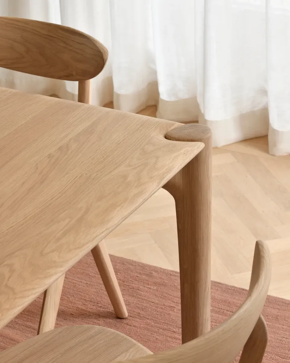 Dining Tables^Ethnicraft PI Dining table, Hardwax-oiled oak, 220 x 95 x 76 cm Brown