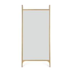 New Ethnicraft PI floor mirror, Oak, 200 cm Beige
