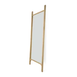 New Ethnicraft PI floor mirror, Oak, 200 cm Beige