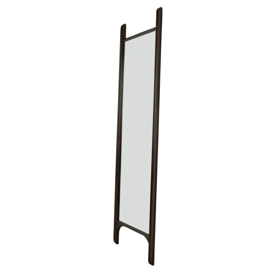 Wall Mirrors^Ethnicraft PI floor mirror 55x190 cm, Dark stained mahogany Brown