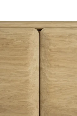 Sale Ethnicraft PI media bench, Oak, 242 cm Beige