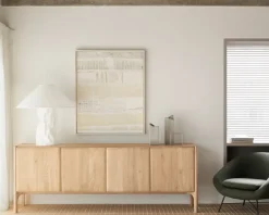 Dressers & Sideboards|Dressers & Sideboards^Ethnicraft PI Sideboard, Oak, 4 doors Brown