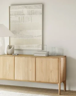 Dressers & Sideboards|Dressers & Sideboards^Ethnicraft PI Sideboard, Oak, 4 doors Brown