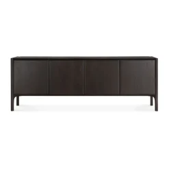 Dressers & Sideboards|Dressers & Sideboards^Ethnicraft PI Sideboard, Teak dark , 4 doors Brown