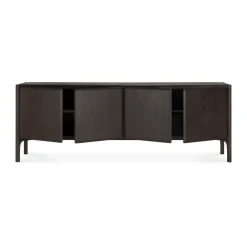 Dressers & Sideboards|Dressers & Sideboards^Ethnicraft PI Sideboard, Teak dark , 4 doors Brown