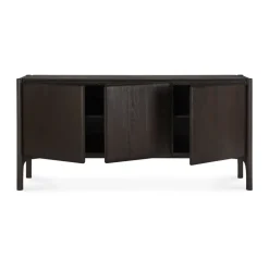 Dressers & Sideboards|Dressers & Sideboards^Ethnicraft PI Sideboard, Teak dark , 3 doors Brown