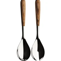 Serving Utensils^Iittala Piano serving cutlery 2 pieces, stainless steel-wood Silver-coloured