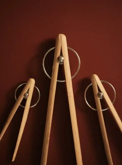 Tongs & Turners^Design House Stockholm Pick Up pliers, 15 cm BeigeBrownSilver-coloured