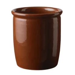 Best Knabstrup Keramik Pickle jar 1 l, Brown