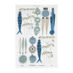 Online Almedahls Picknick kitchen towel, Blue-beige BlueBeige