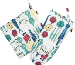 Discount Almedahls Picknick oven glove small pattern, Multi