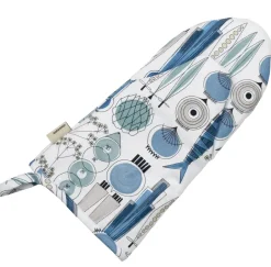 Best Almedahls Picknick oven glove small pattern, Blue-beige BlueBeige