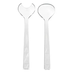 Hot Sagaform Picknick salad cutlery 2 pieces, Clear Transparent