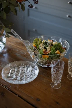Hot Sagaform Picknick salad cutlery 2 pieces, Clear Transparent