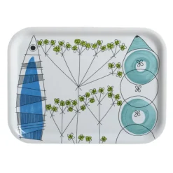 Trays^Almedahls Picknick trays, 27x20 cm BlueGreen