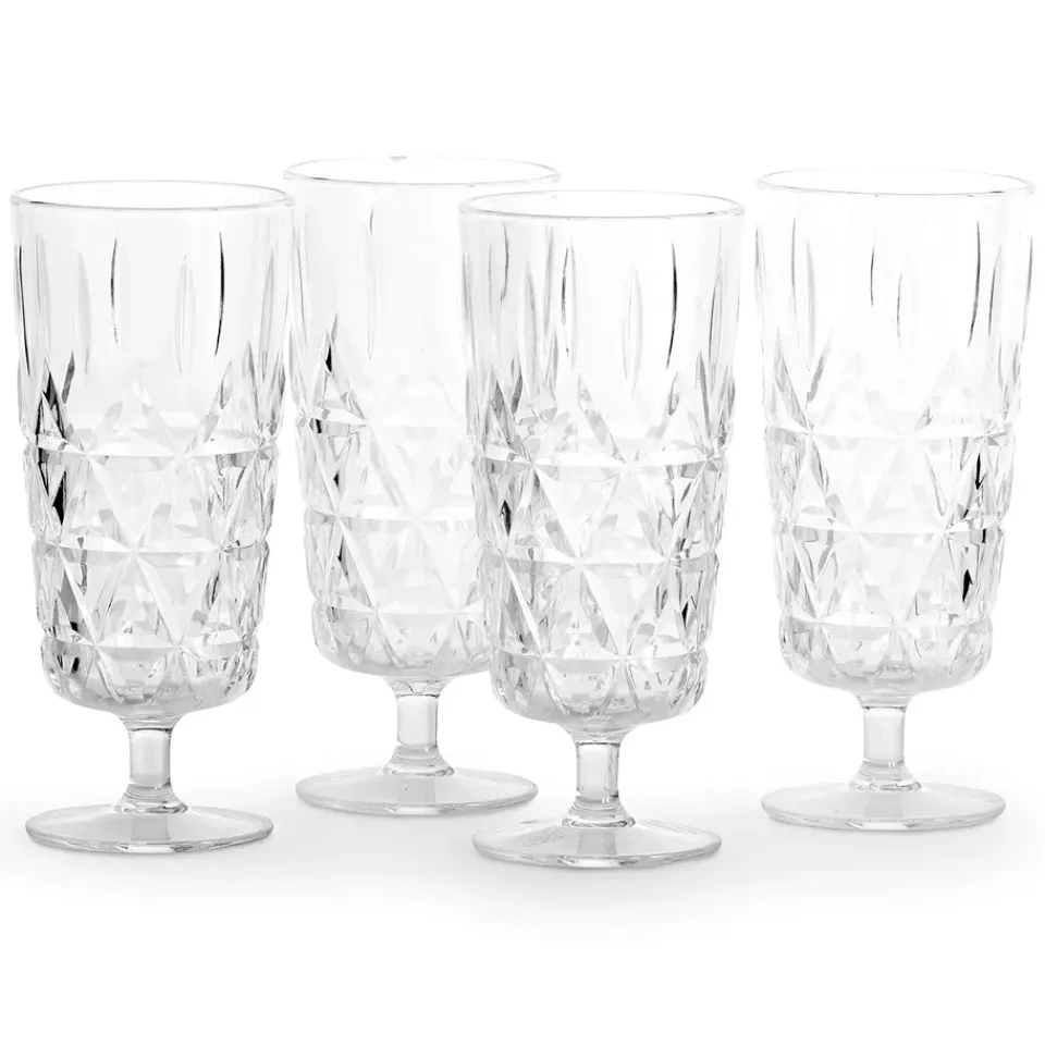 Plastic Glasses|Champagne Glasses^Sagaform Picnic champagne glass 4-pack, 4-pack Transparent
