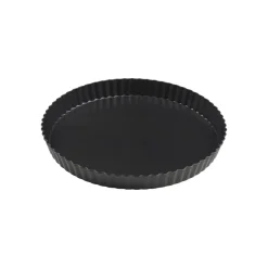 Round Flat Oven & Flan Dishes^Funktion Pie dish with loose bottom Ø26 cm, Black