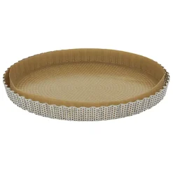 Online De Buyer Pie form with removable base, Ø28 cm Silver-coloured
