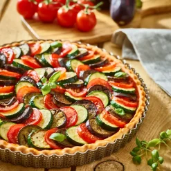 Online De Buyer Pie form with removable base, Ø28 cm Silver-coloured