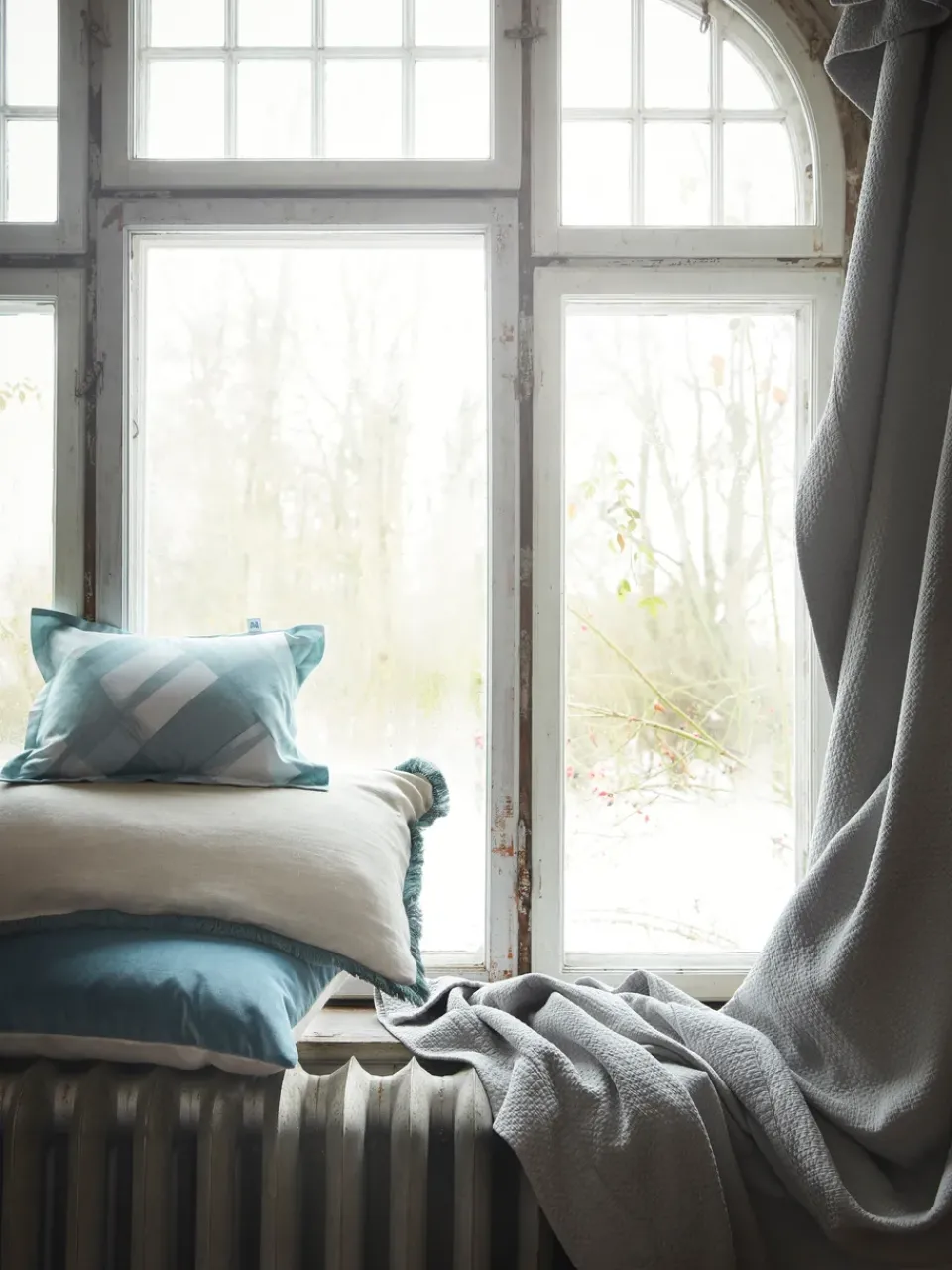 Clearance Mille Notti Pienza pillowcase, Beige-green, 50x50 cm BeigeGreen