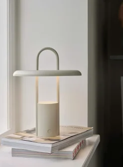 Stelton Pier LED-lamp portable 25 cm, Sand Beige