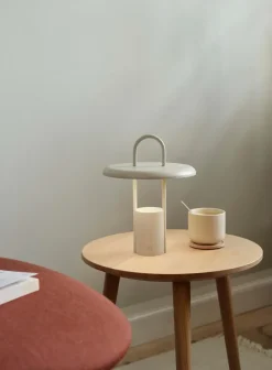 Stelton Pier LED-lamp portable 25 cm, Sand Beige